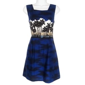 Shannon Marie | Dresses | Vtg Shannon Marie Hawaii Blue Palm Tree Dress L2  | Poshmark